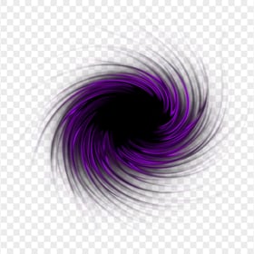 Transparent HD Purple Swirl Energy Ball Hole Effect