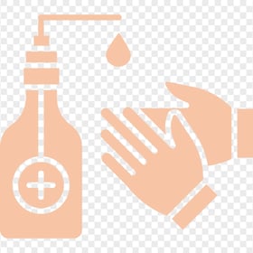 Hand Sanitizer Hygiene Bacteria Coronavirus Icon