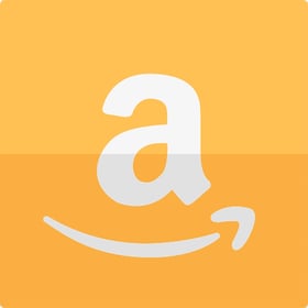 Square Orange Amazon Icon Logo A Letter