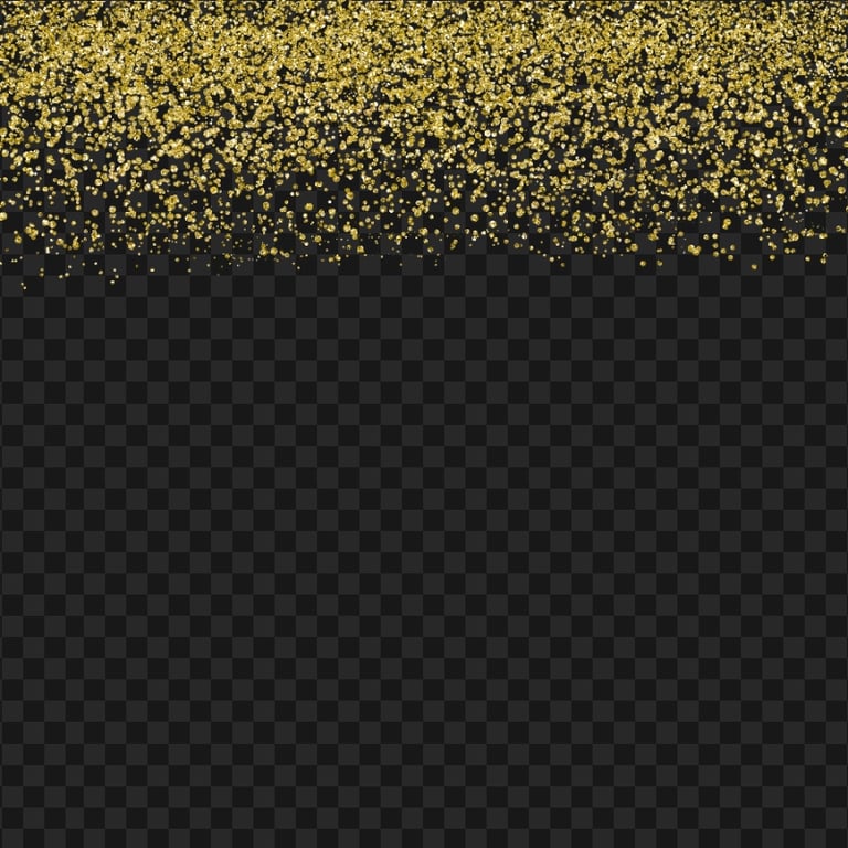 Gold Glitter Dust Effect PNG IMG Citypng