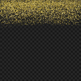 Gold Glitter Dust Effect PNG IMG