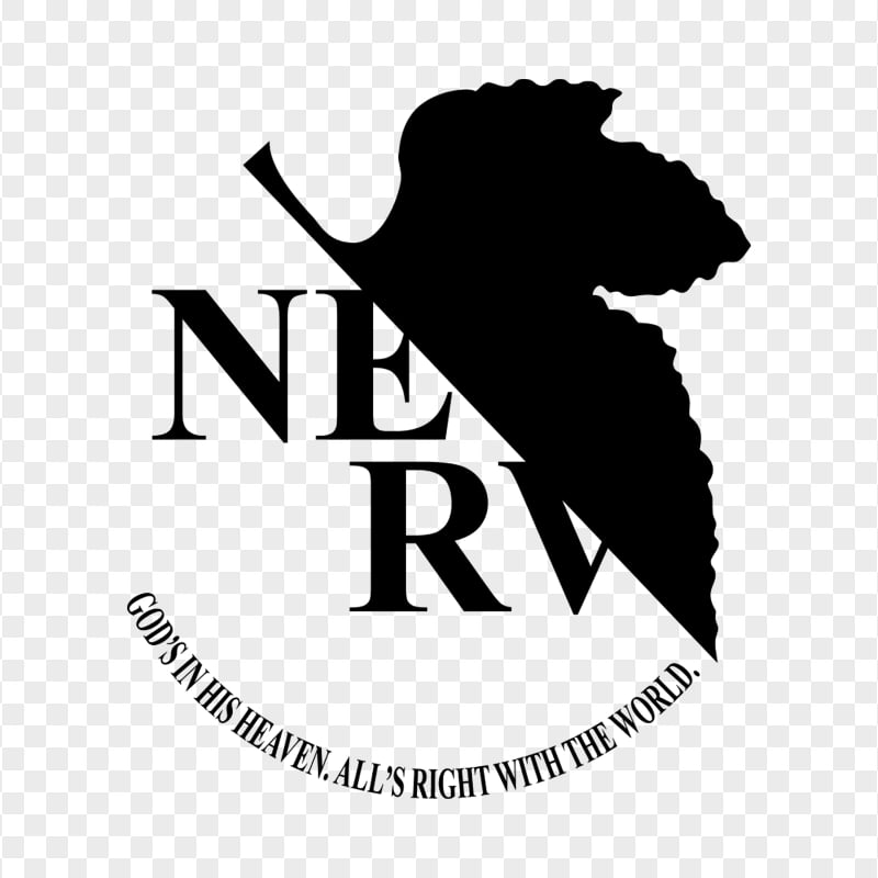 HD Black Nerv Logo PNG