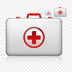 Illustration Medical White First Aids Bag Icon