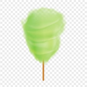 Cartoon Vector Green Cotton Candy FREE PNG