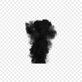 Explosion Dark Black Smoke Effect
