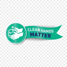 Hands Washing Badge Label Clean Hygiene