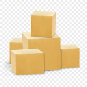 Packages Delivery Parcels Boxes Illustration HD PNG