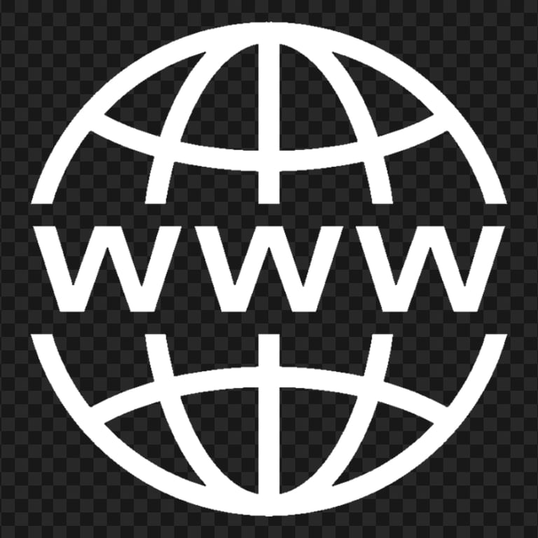 Download Networking Internet www Globe White Icon PNG