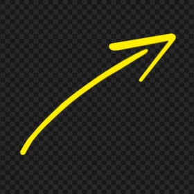 HD Yellow Line Arrow PNG