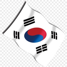 Illustration  South Korea Flag Icon PNG