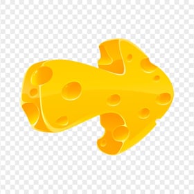 HD Cheese Cartoon Arrow Pointing Right PNG