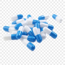 Blue Pills Drugs Medicine Medication Capsules