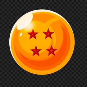 HD PNG Dragon Ball Z DBZ Crystal Ball 4 Stars