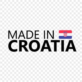 PNG Made In Croatia Label Sign Logo