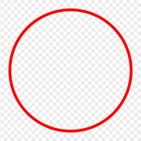 Circle Red Transparent Background
