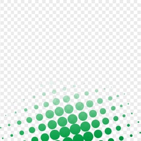 Green Polka Dot Circles Pattern PNG