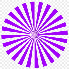 Transparent HD Abstract Purple Rays Sunburst Circle
