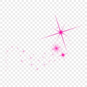 Pink Sparkle Shining Stars Thumbnail Effect