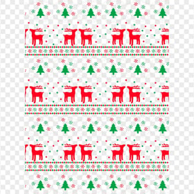 Red And Green Christmas Items Sweater Pattern HD PNG