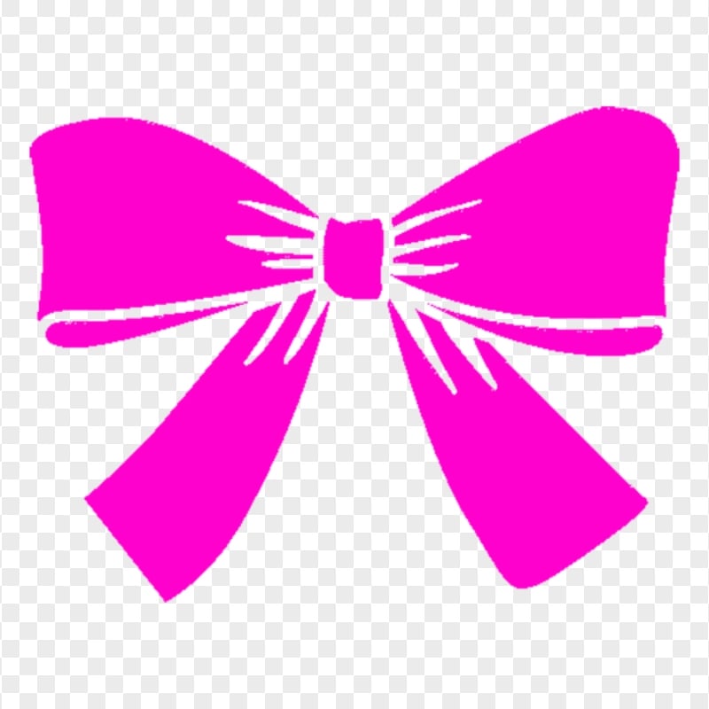 HD Pink Bow Tie Icon Transparent PNG