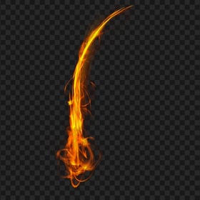 HD Vertical Fire Line Effect PNG