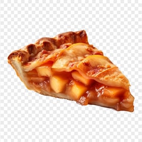 Caramel Pear Pie Slice HD Transparent PNG