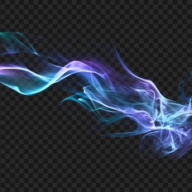 Blue & Purple Smoke Abstract PNG
