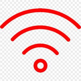 Wi-Fi Wireless Wifi Red Logo Icon