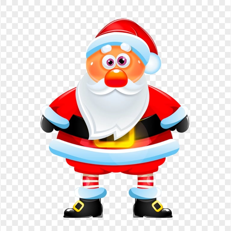 Illustration Cartoon Santa Claus Christmas Image PNG