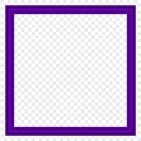 Purple Wood Square Frame Transparent PNG