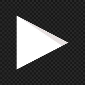 HD Youtube YT White Triangle Symbol Play Icon PNG