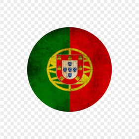 PNG Aesthetic Round Portugal Flag Icon