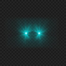 HD Blue Eyes Laser Lens Flare Effect PNG