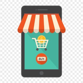 Online Shopping E-commerce Smartphone Icon