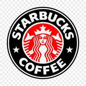 HD Starbucks Black And Red Logo PNG