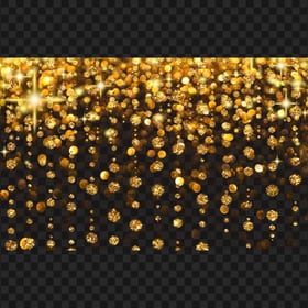 Sparkling Gold Glitter Effect Download PNG