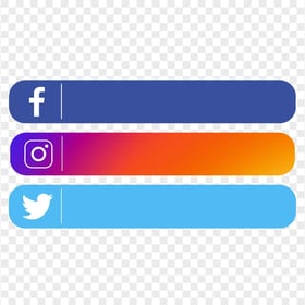 HD Facebook Instagram Twitter Lower Thirds PNG