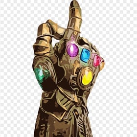 HD Thanos Hand Gloves PNG