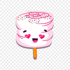 Cartoon kawaii Cotton Candy PNG