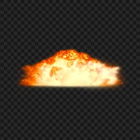 Atomic Bomb Fire Explosion PNG Image