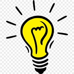 HD Clipart Light Bulb Idea Icon PNG