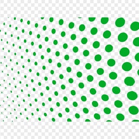 Halftone Green Polka Dots Abstract HD PNG