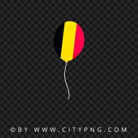 Belgium Flag Balloon Image PNG