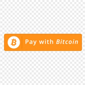 HD Pay With Bitcoin BTC Button PNG