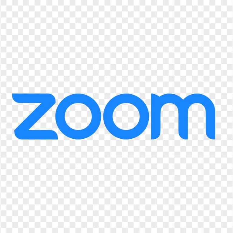 HD Zoom Text Logo PNG