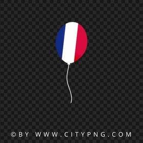 HD France Flag Balloon Transparent PNG