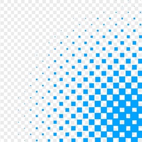 PNG Blue Square Halftone Corner