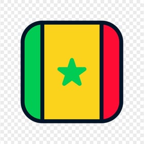 PNG Senegal SEN Vector Flag Icon
