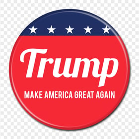 Round Trump Make America Great Again Button