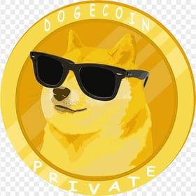 HD Dogecoin Dog With Sunglasses PNG